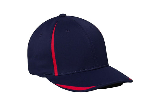 Pacific Headwear M3 Performance Flexfit® Cap (472F), Color 'NavyRed'